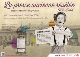 Affiche de l'exposition Presse ancienne