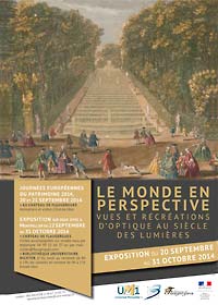 Affiche de l'exposition Vues d'optique