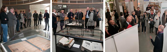 Vernissage de l'exposition La presse ancienne révélée