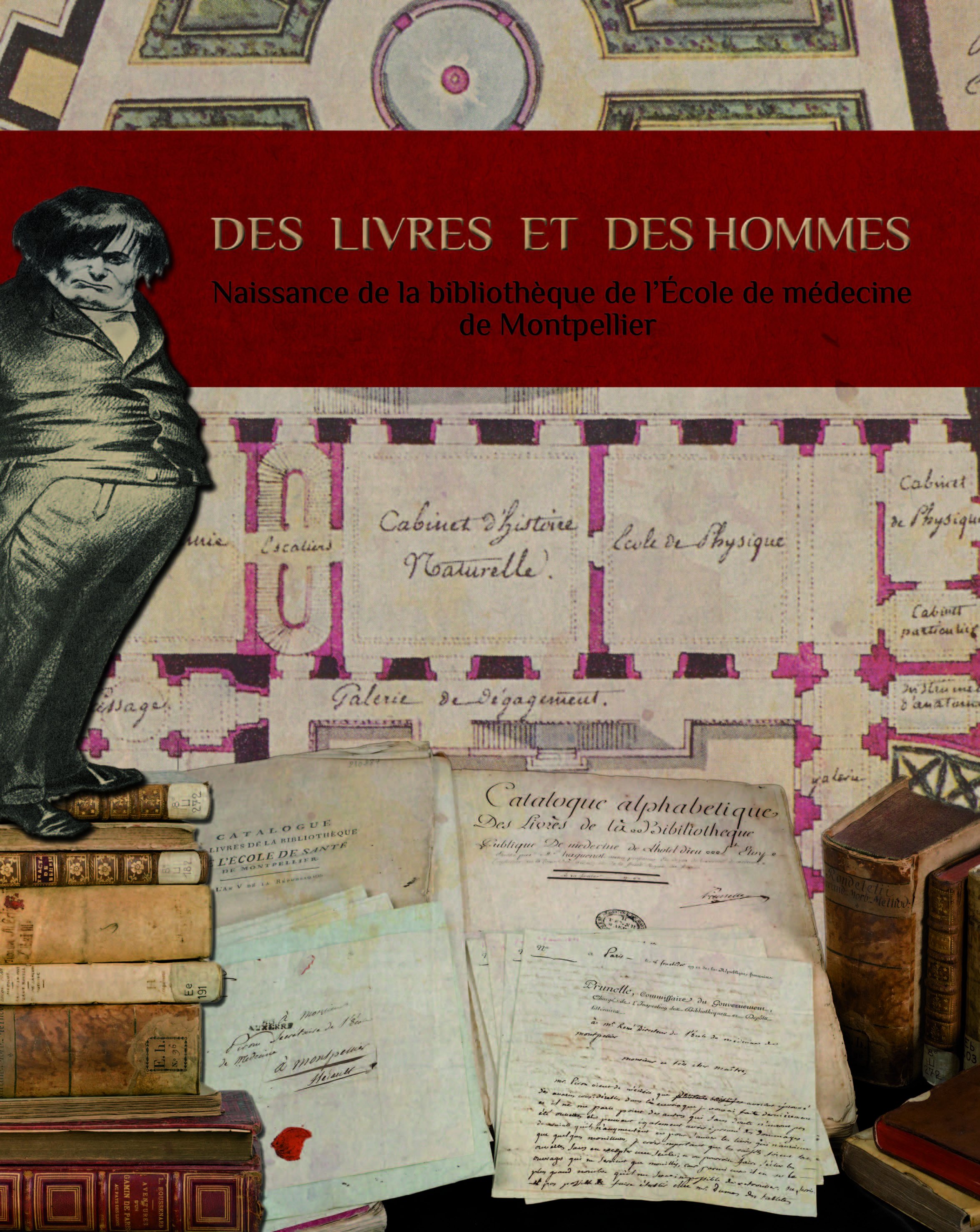 Couverture du catalogue exposition Des livres et des hommes